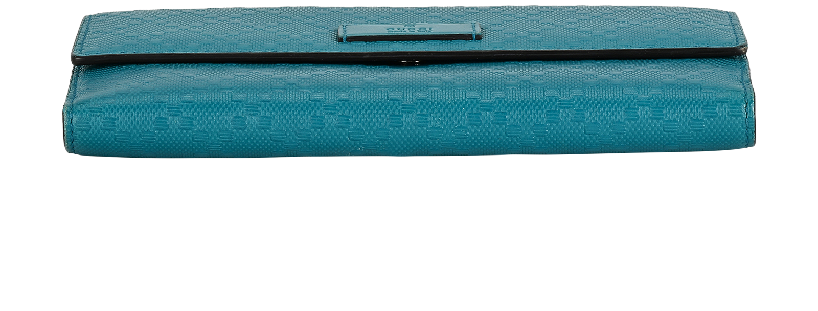 Gucci Diamond Bifold Long Wallet, &pound;150, Accessories, Blue, Leather, Top view